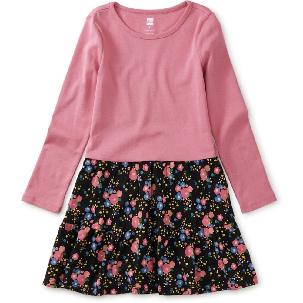 Brand new tea collection tiered, skirted, twirl dress star flower size 12 & 14